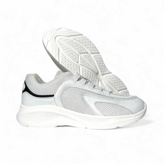 Mesh Shadow Men Sneakers - White