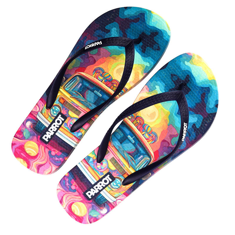Rubber Summer Slipper - Multicolor