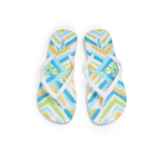 Zigzag Pop Slippers - Multicolor