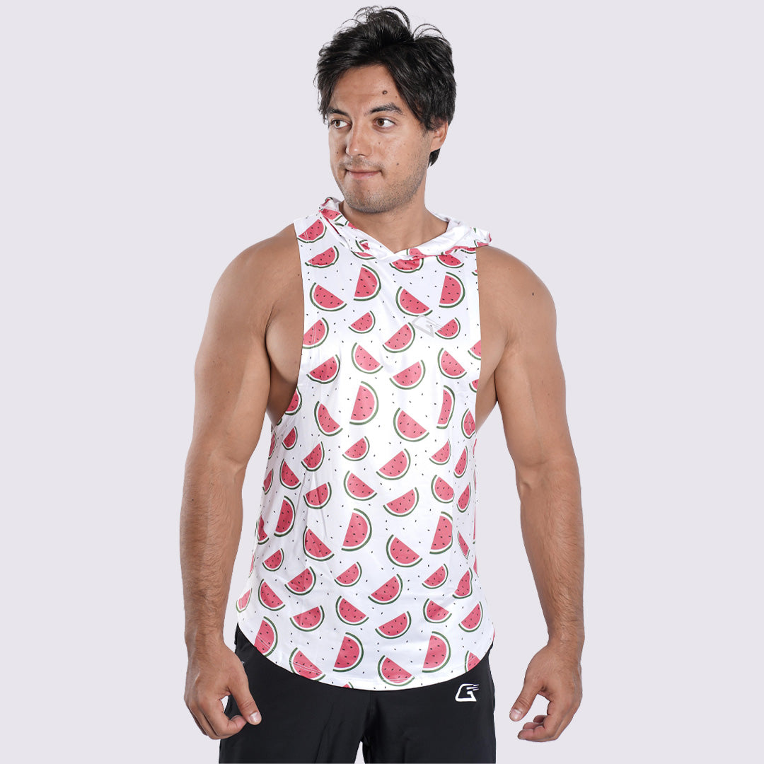 Synthetic Tri Blend Sleeveless T-Shirt - Multicolor
