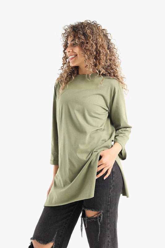 Cotton Comfy Slip On Top - Carina - كارينا