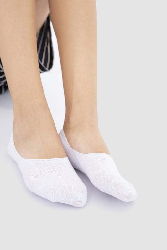 Cotton Invisible Socks - 3 Pairs - Carina - كارينا