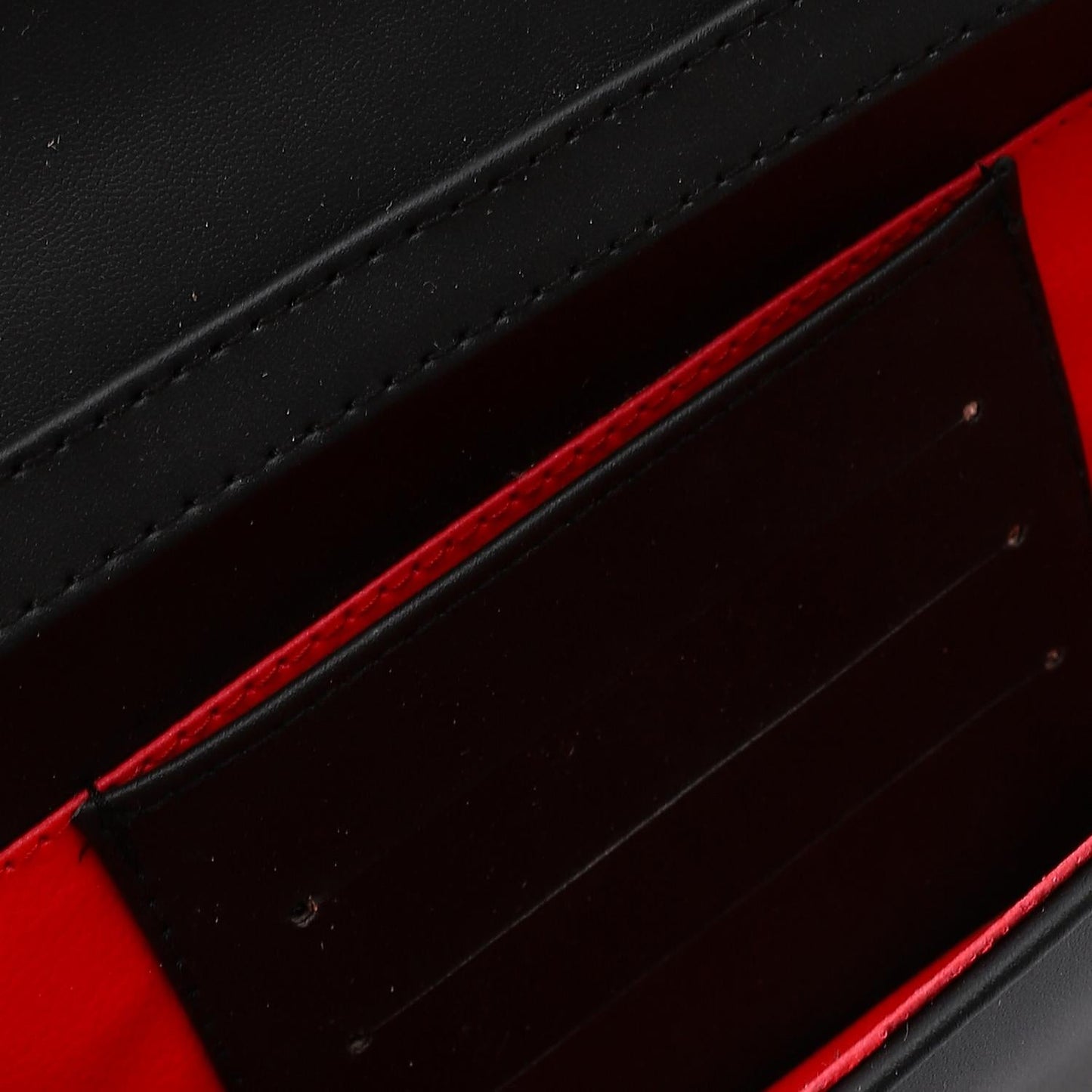 Faux Leather Shoulder Cross Bag - Black