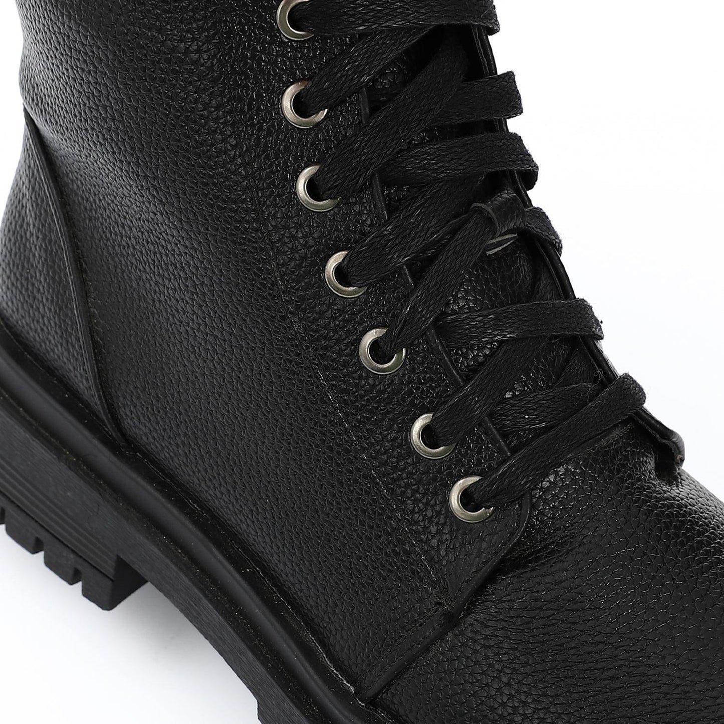 Leather Ankle Boot - Black