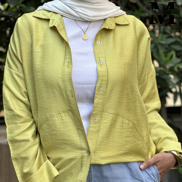 Linen Long Sleeve Shirt – Kiwi