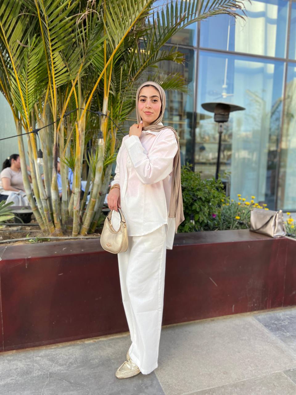 Linen Chic Comfort Set - White