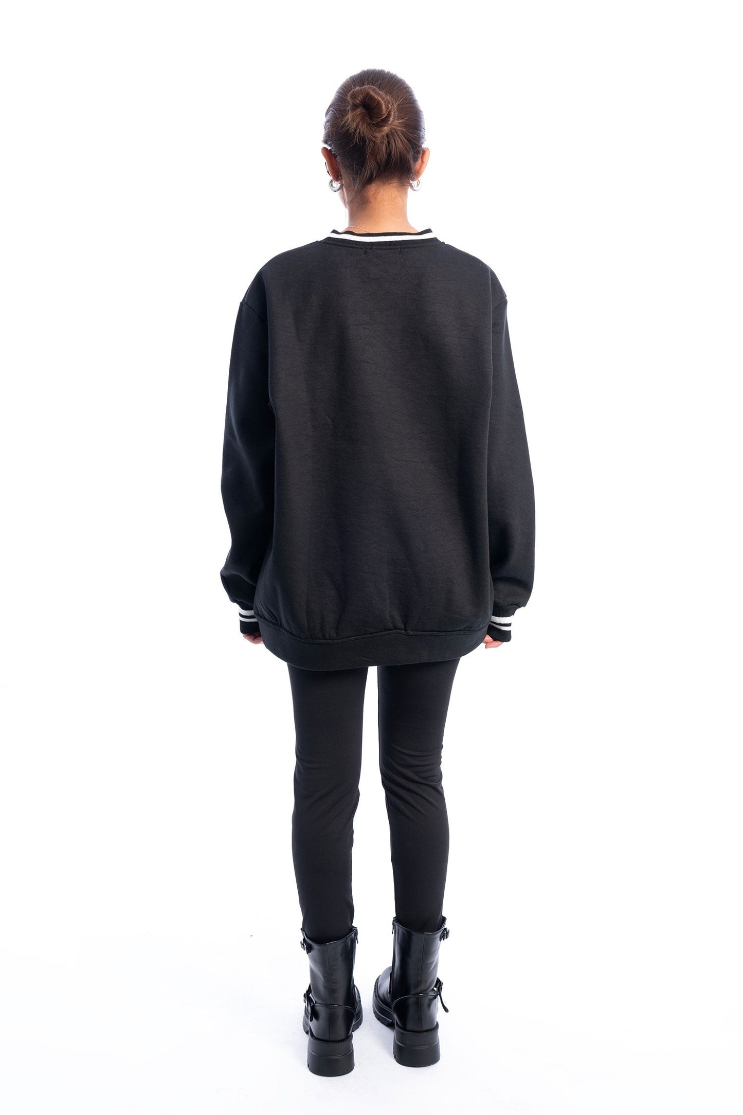 V Neck sweater Striped