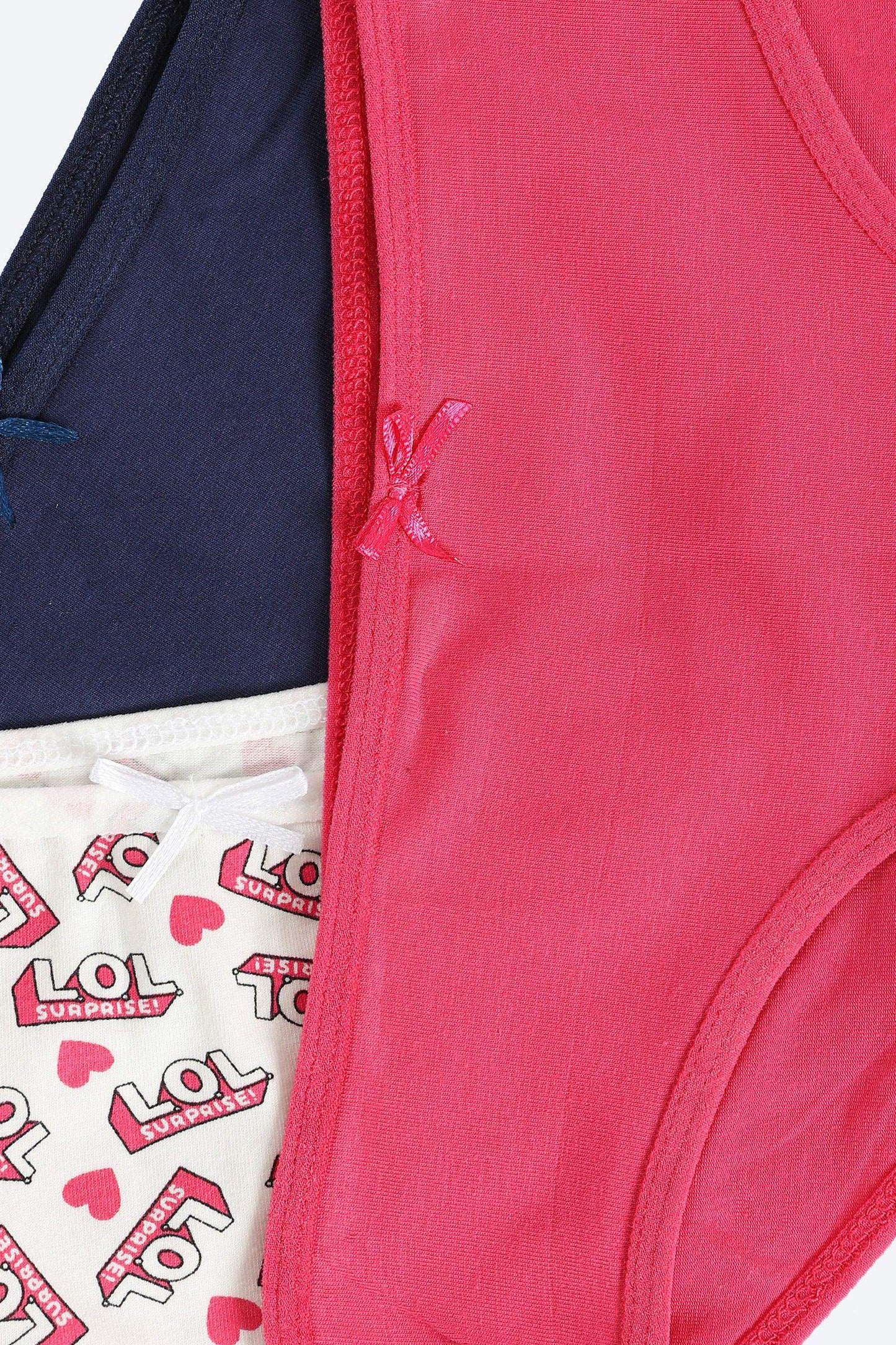 Pack of 3 Colored Bikini Panties - Carina - كارينا