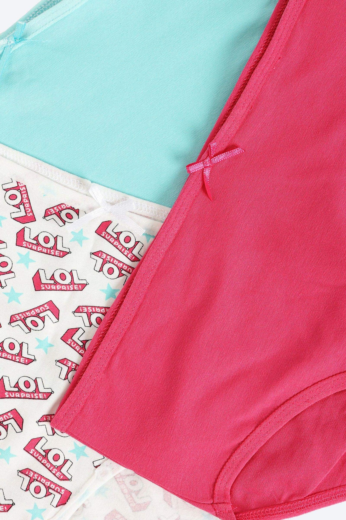 Pack of 3 Colored Brief Panties - Carina - كارينا