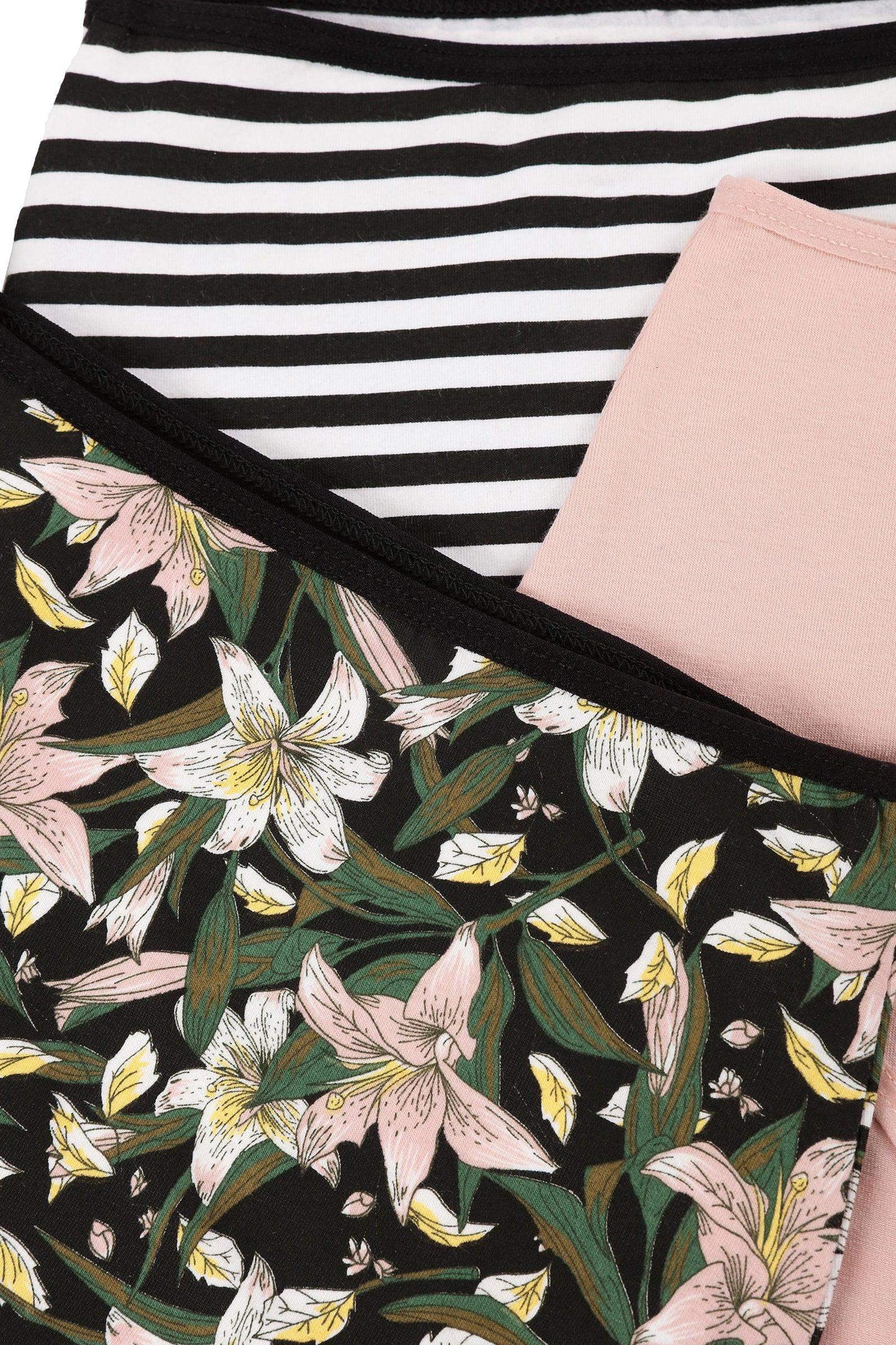 Pack of 3 Colored Full Brief - Carina - كارينا