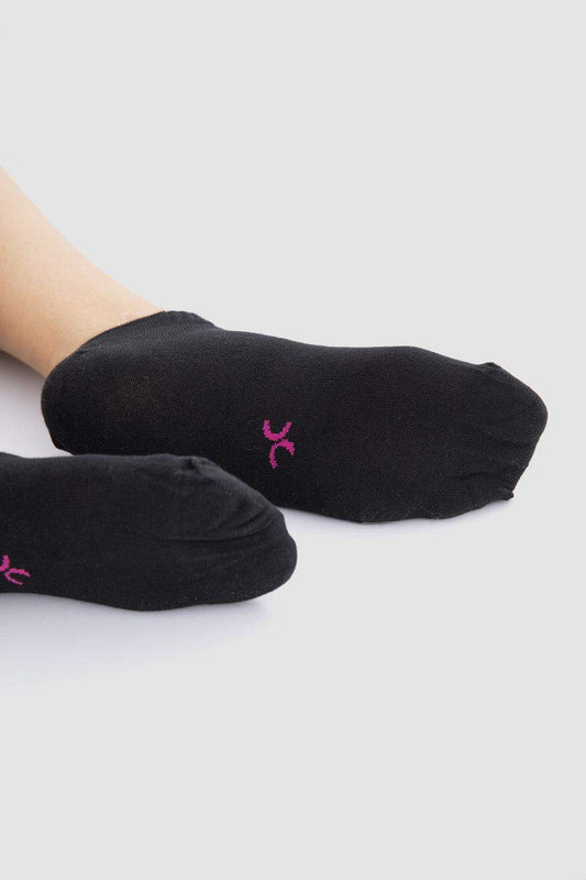 Plain Ankle Socks - 5 Pairs - Carina - كارينا