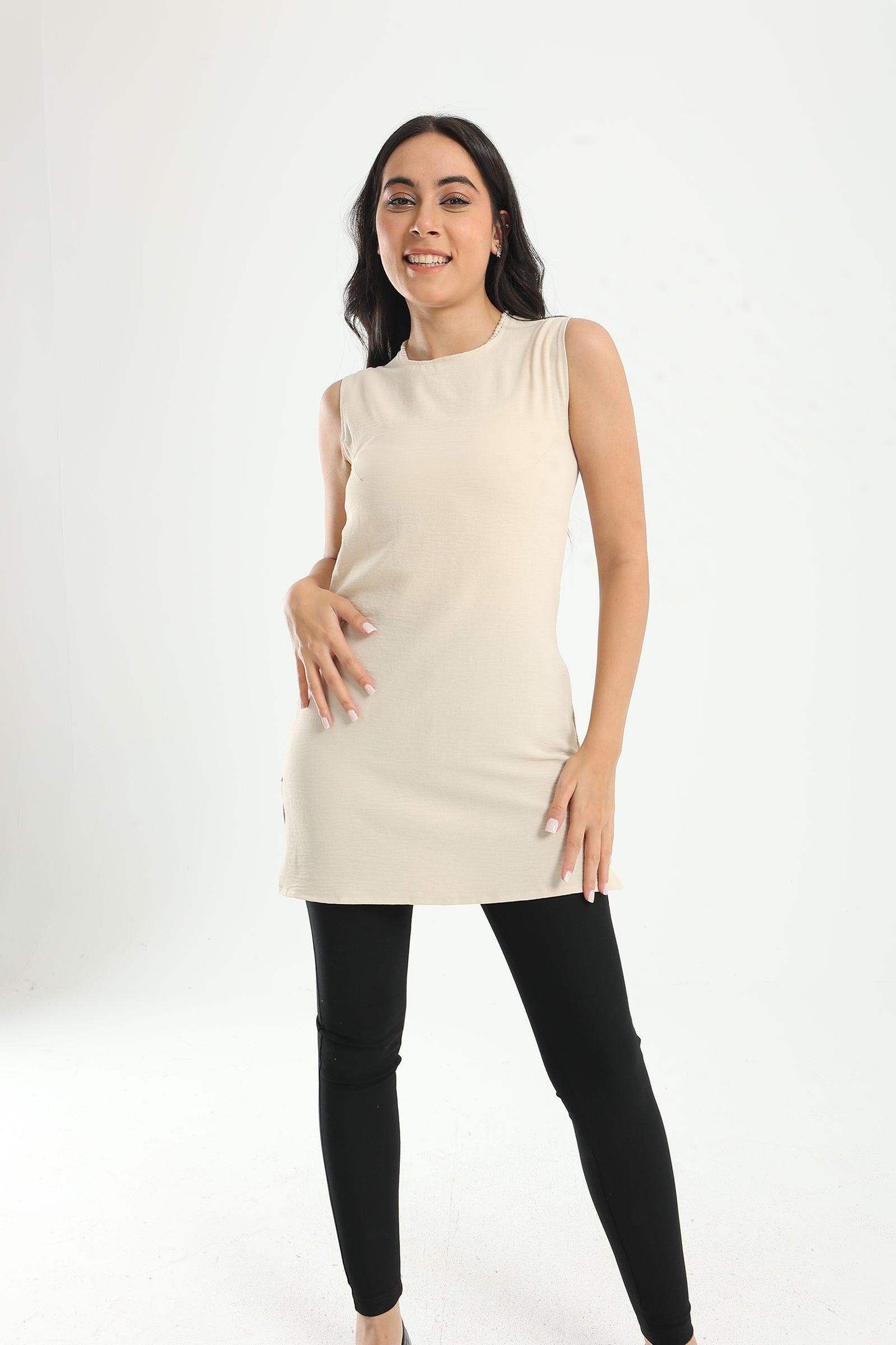 Sleeveless Slim Fit Top - Carina - كارينا