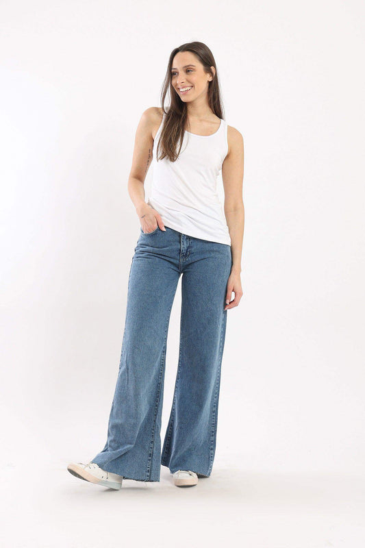 Sleeveless Viscose Tank Top - Carina - كارينا