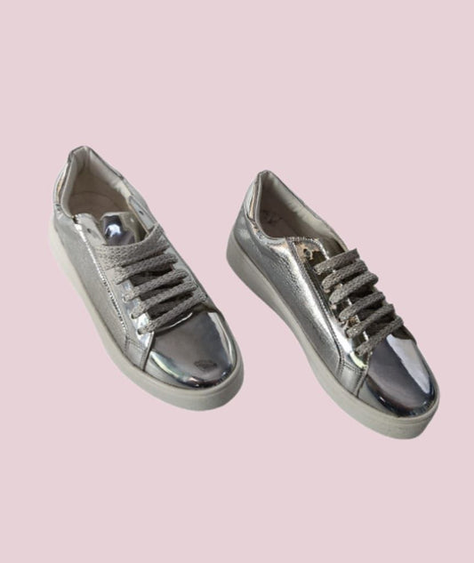 Synthetic leather Sneakers - Silver