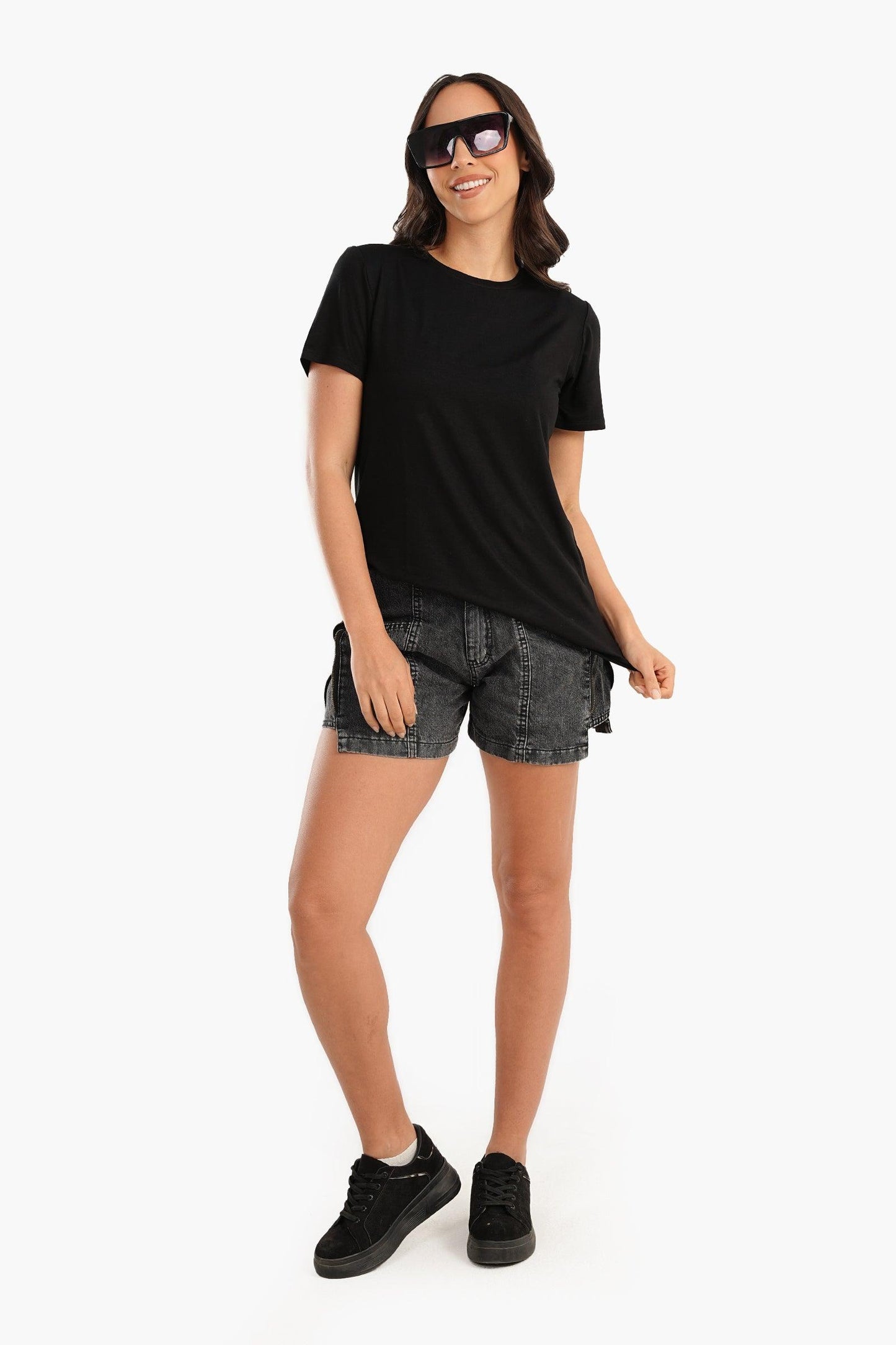 Viscose Plain Lounge T-Shirt - Carina - كارينا