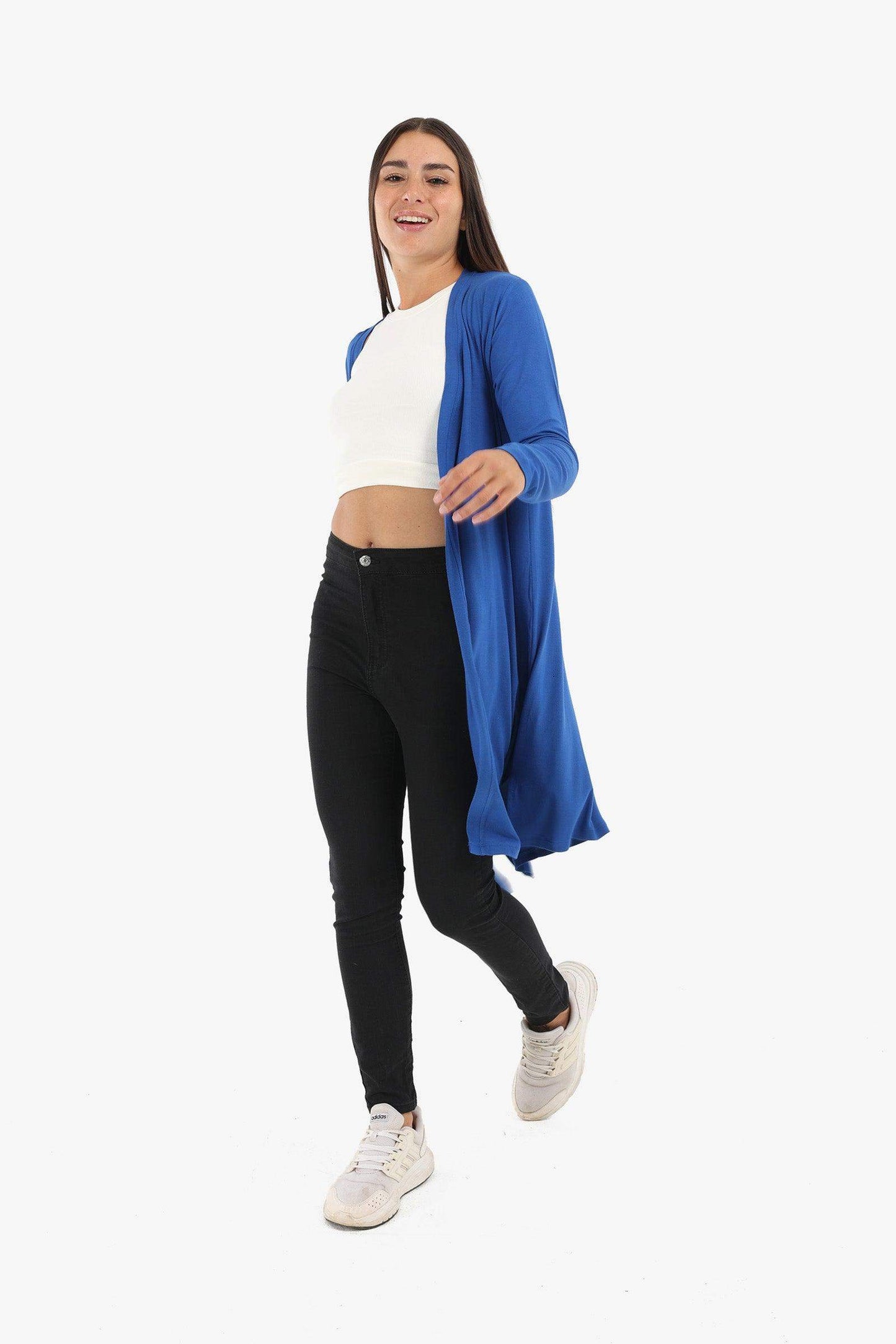 Viscose Solid Pattern Cardigan - Carina - كارينا