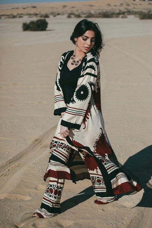 Viscose Straight Cut Pants - Carina - كارينا