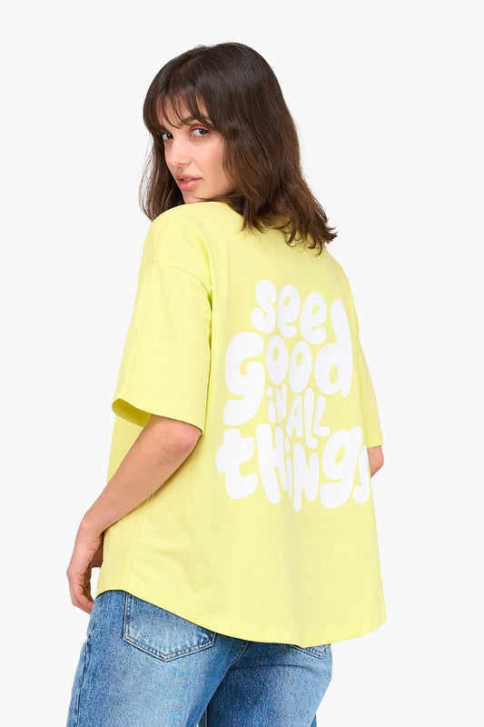 Back Printed Cotton T-Shirt