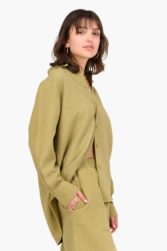 Relaxed Tencel Wide-Leg Pants