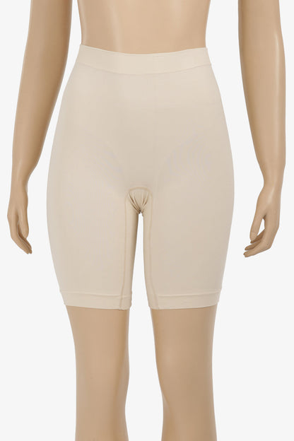 Microfiber Seamless High-Waist Thigh Slimmers – Stony Beige