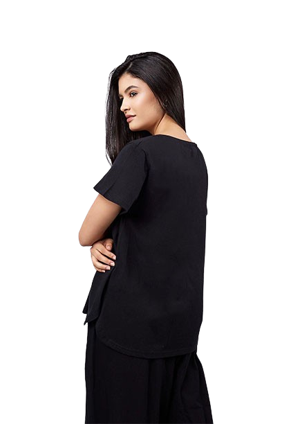 Relaxed Oversized T-Shirt - Black