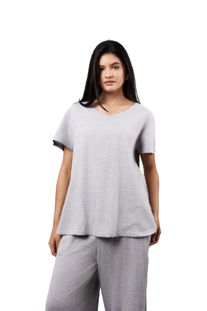 Relaxed Oversized T-Shirt - Grey