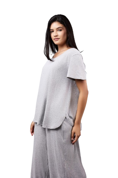 Relaxed Oversized T-Shirt - Grey