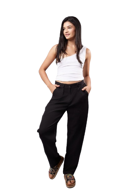 Double Layered One Shoulder Top - White