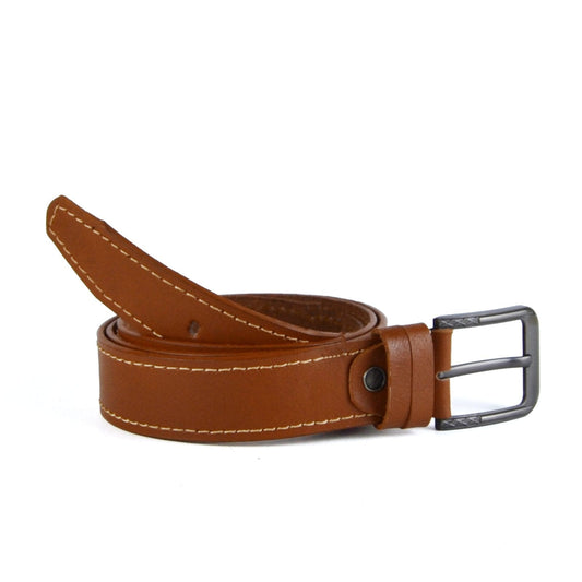 Leather Casual belt - Brown