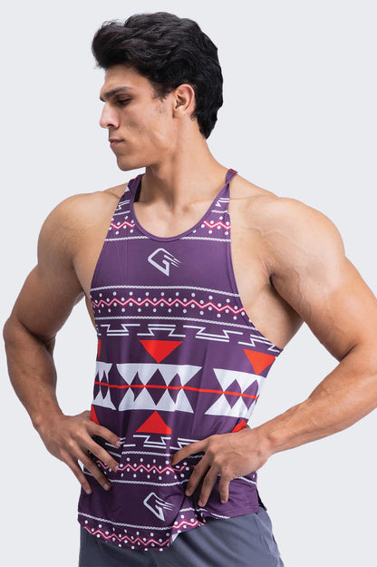 Synthetic Tricky Dreams Sleevless T-Shirt - Multicolor