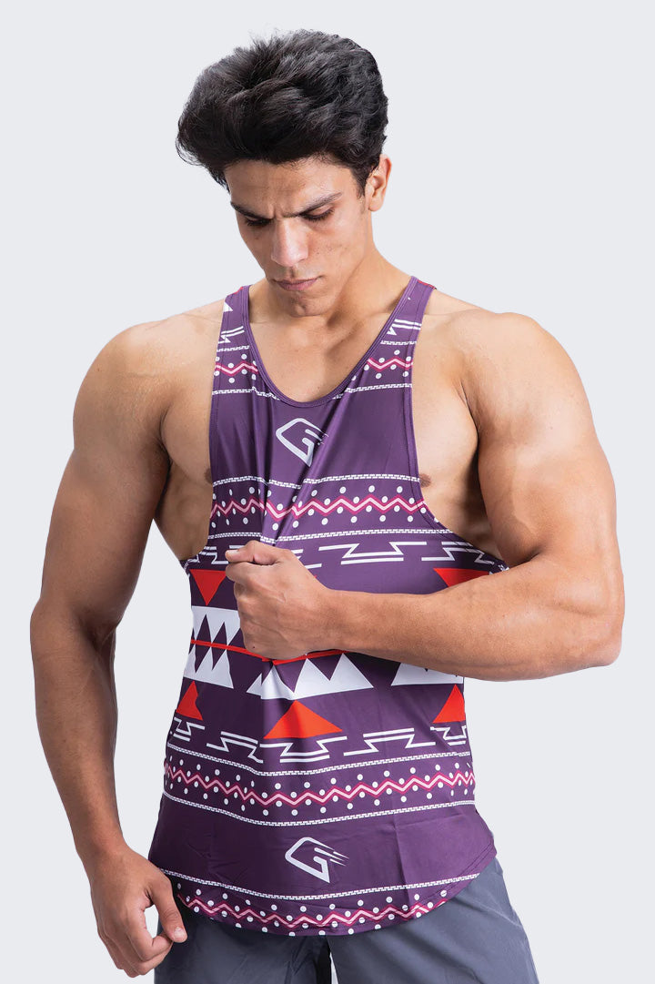 Synthetic Tricky Dreams Sleevless T-Shirt - Multicolor