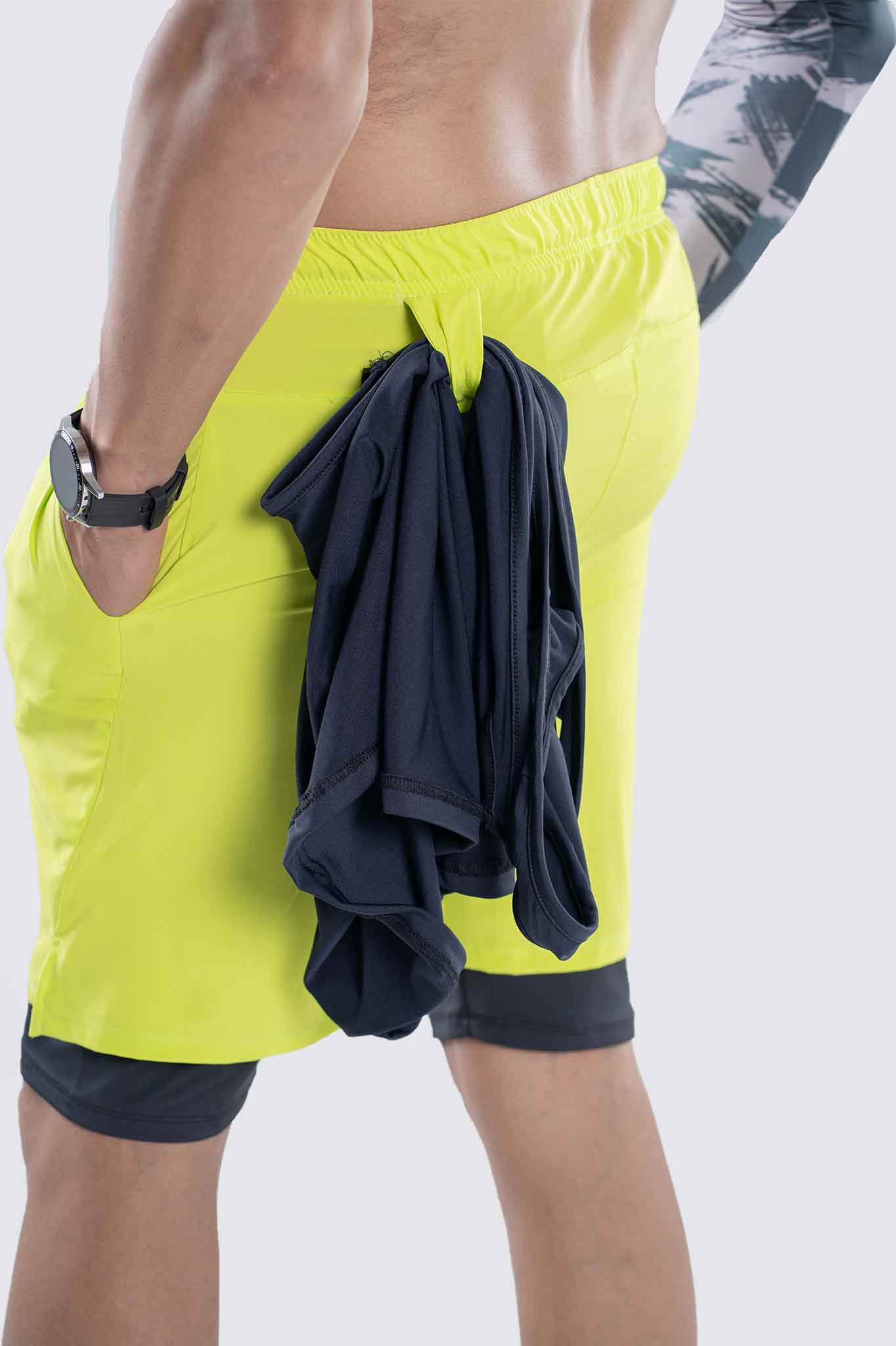 Synthetic Rapid ultra Shorts - Yellow