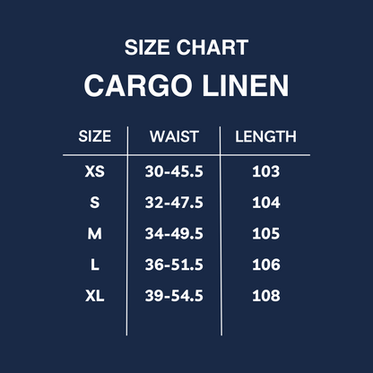 Blue Wide-Leg Linen Trousers