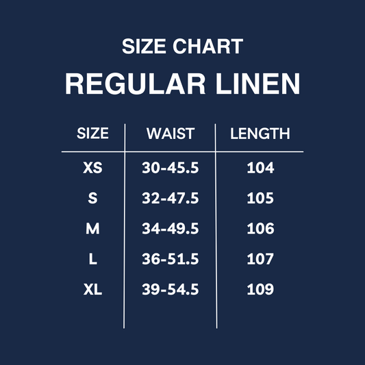 White Regular Linen Pants