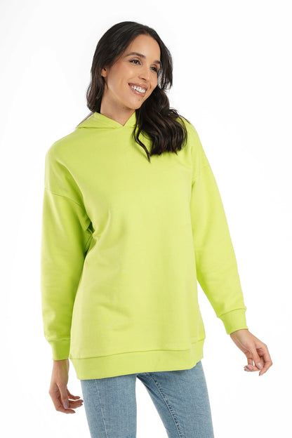 Lime Milton Lounge Hoodie