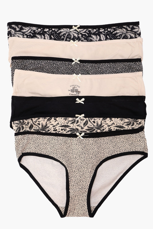 Pack of 7 Colored Bikini Panties