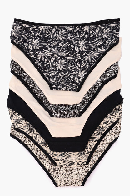 Pack of 7 Colored Bikini Panties