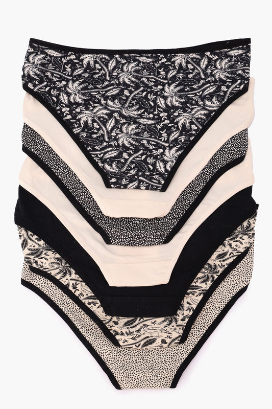 Pack of 7 Colored Bikini Panties