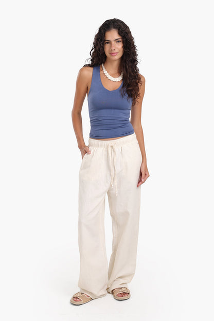 Slim Fit Round Neck Top