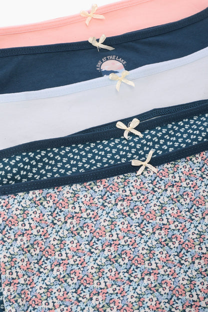 Pack of 5 Colored Full Brief Panties