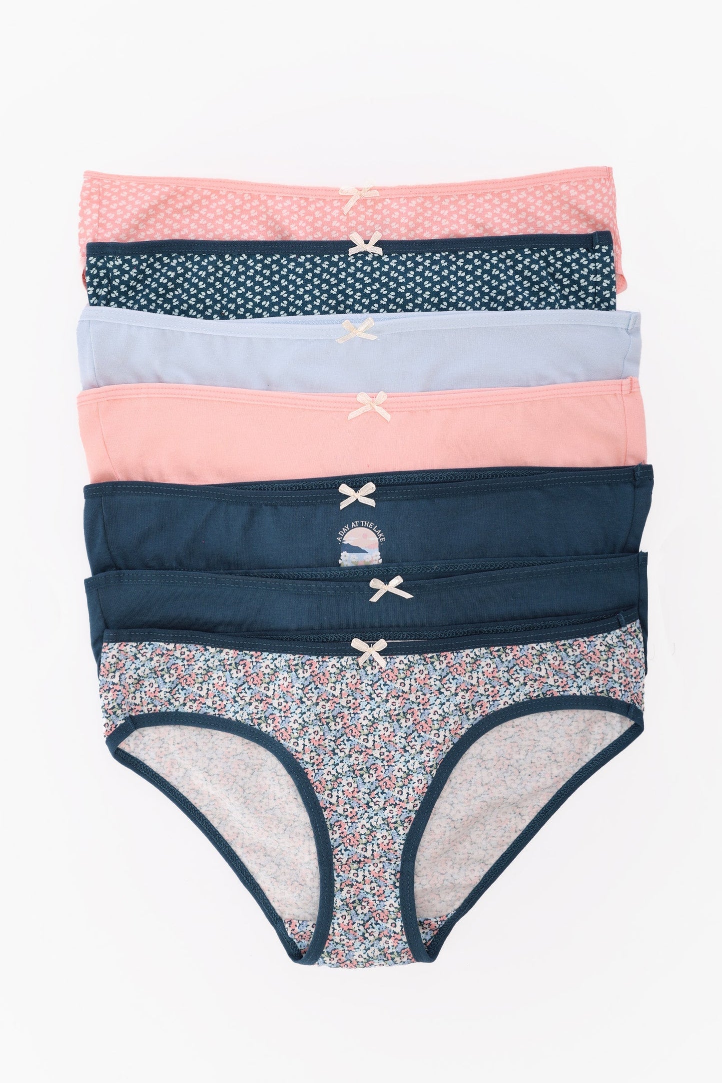 Pack of 7 Colored Bikini Panties