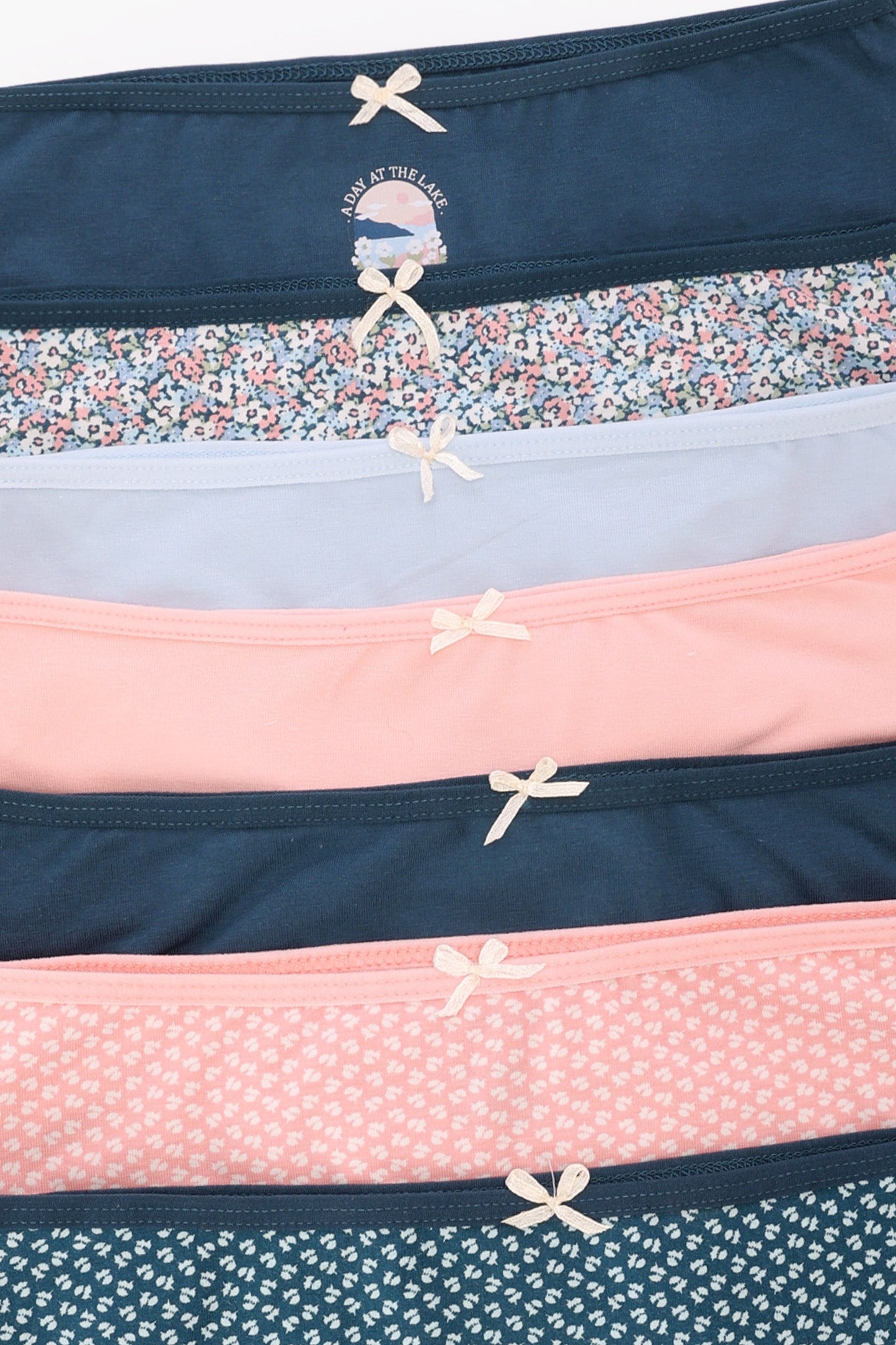 Pack of 7 Colored Brief Panties