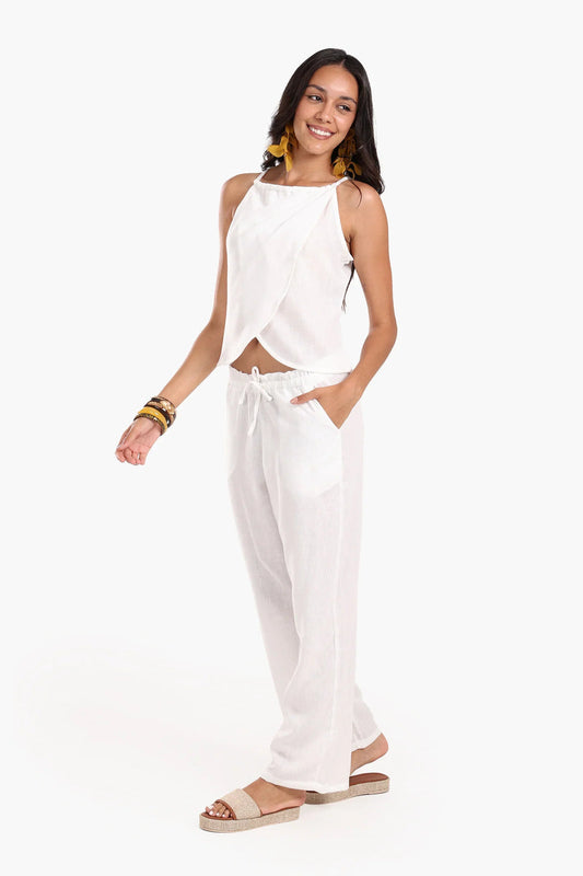 Tencel Solid Beach Set – Off White