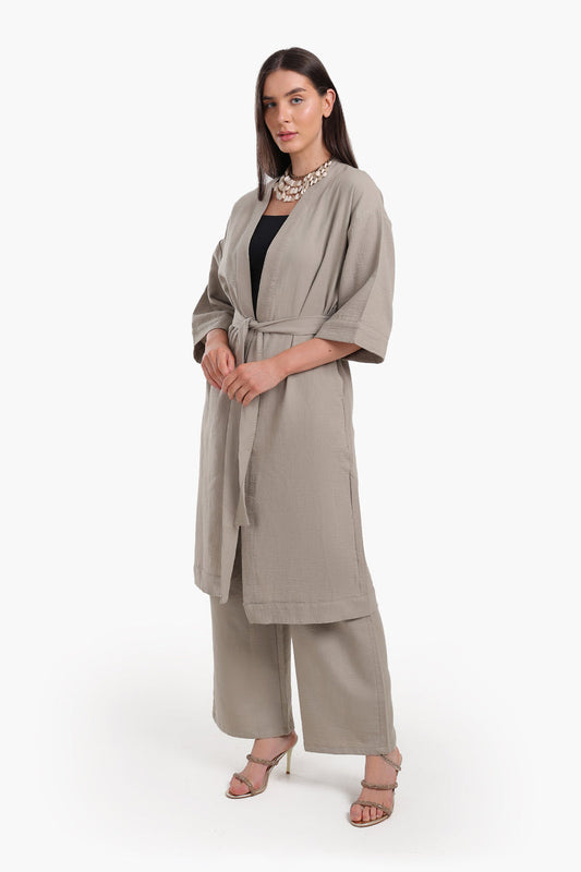 Timeless Midi-Length Kimono