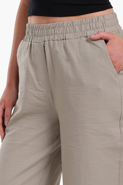 Chic Wide-Leg Tencel Pants
