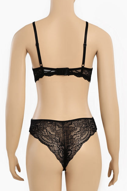 Wired Lace Bra & Panty Set