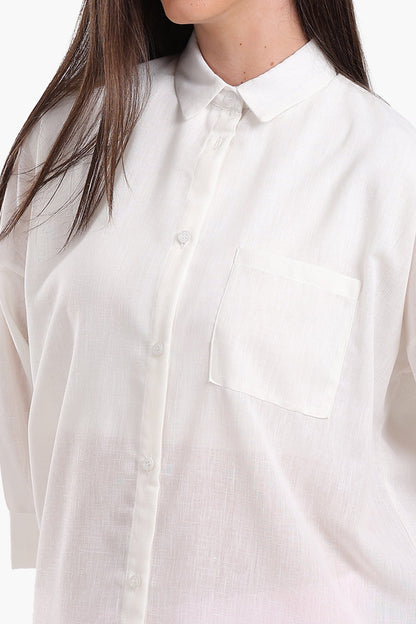 Shirt with 3/4 Sleeves