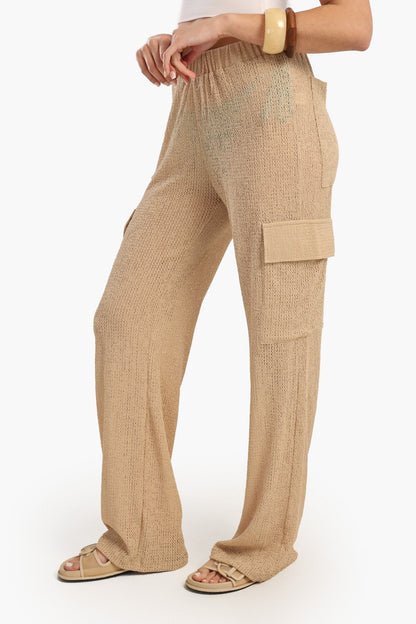 Knitted Baggy Beach Pants