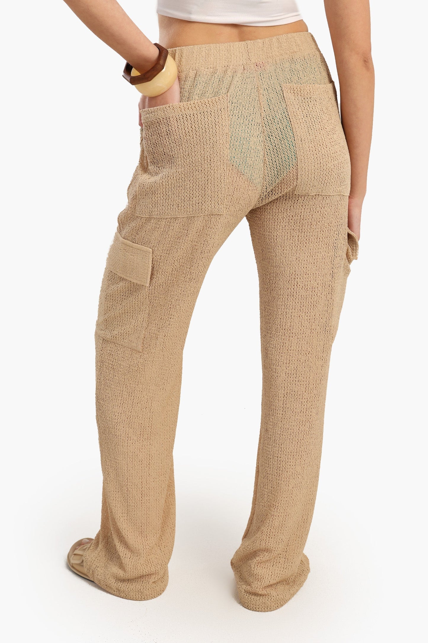 Knitted Baggy Beach Pants