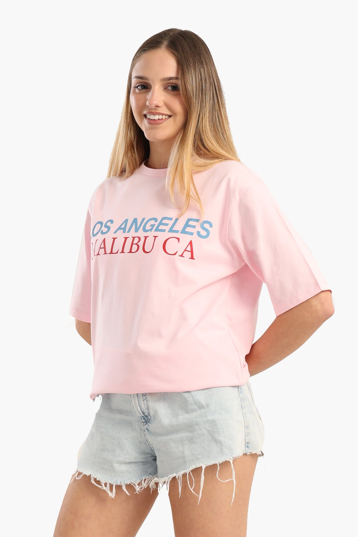 Pink Slip-On T-Shirt